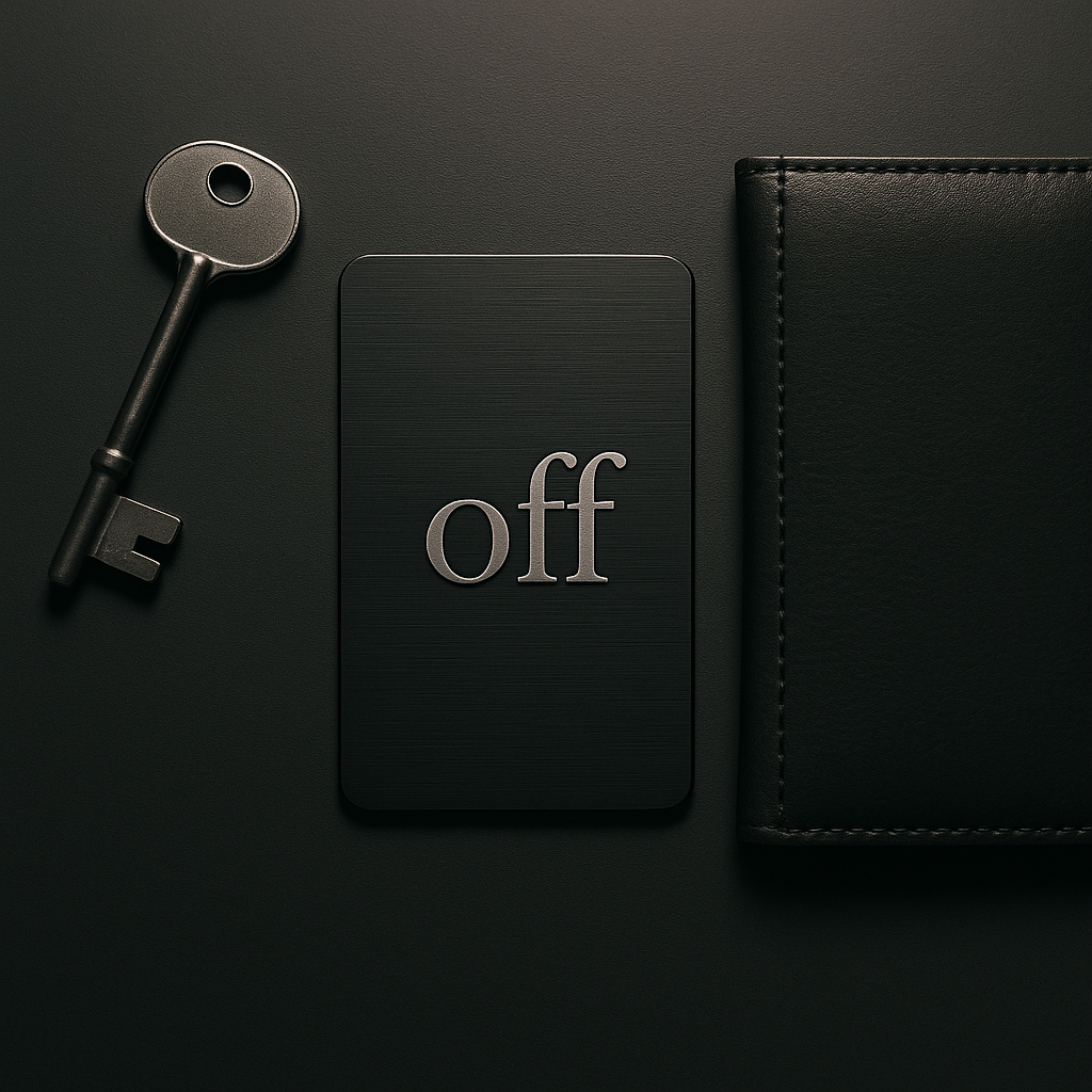 the OFF card