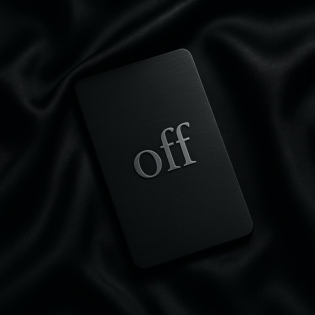 the OFF card