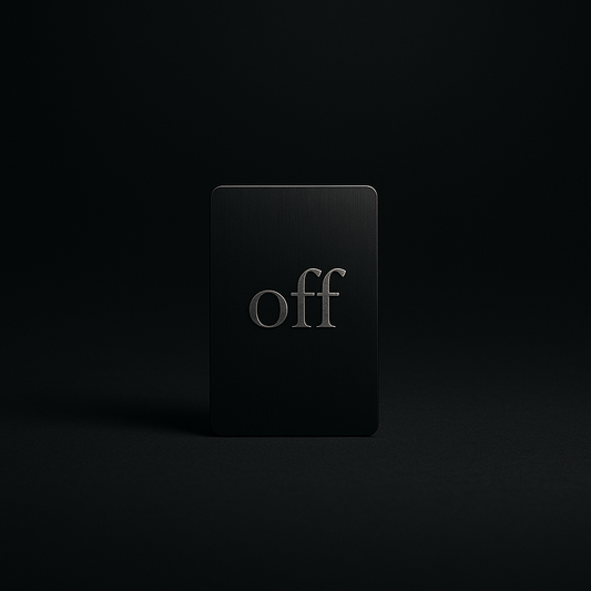 the OFF card